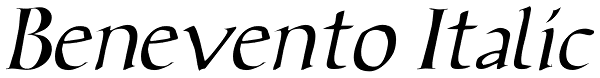 Benevento Italic Font