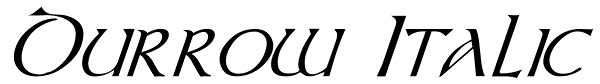 Durrow Italic Font