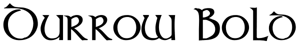 Durrow Bold Font