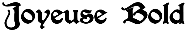 Joyeuse Bold Font