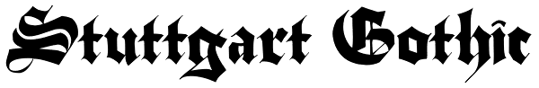 Stuttgart Gothic Font