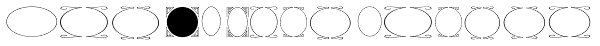 Ark SG Oval Frames Font