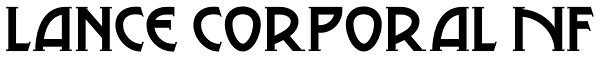 Lance Corporal NF Font