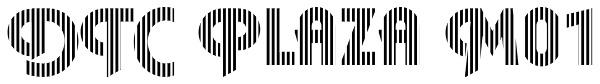 DTC Plaza M01 Font