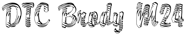 DTC Brody M24 Font