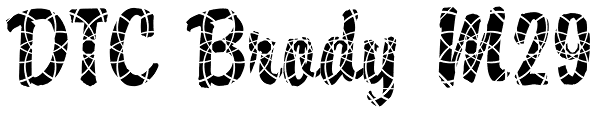 DTC Brody M29 Font