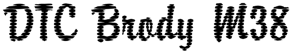 DTC Brody M38 Font