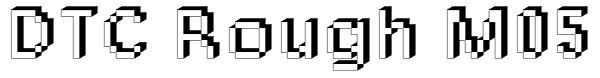 DTC Rough M05 Font