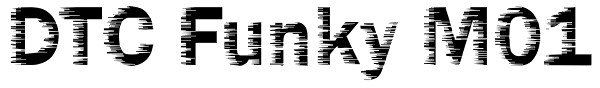 DTC Funky M01 Font