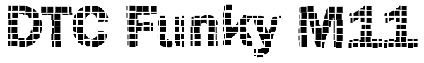 DTC Funky M11 Font