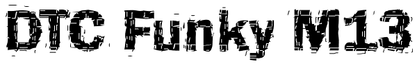 DTC Funky M13 Font