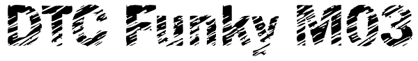 DTC Funky M03 Font