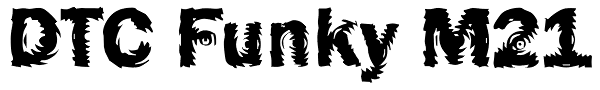 DTC Funky M21 Font