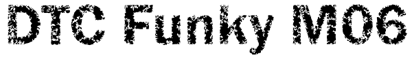 DTC Funky M06 Font