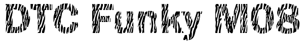 DTC Funky M08 Font