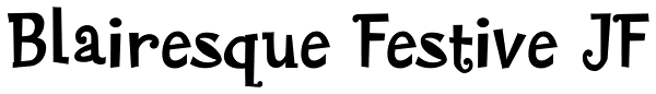 Blairesque Festive JF Font