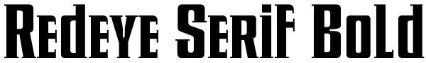Redeye Serif Bold Font
