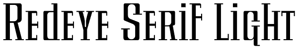 Redeye Serif Light Font