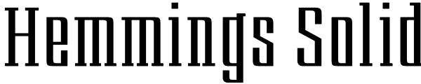 Hemmings Solid Font