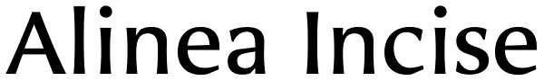 Alinea Incise Font