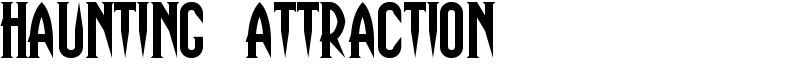 Haunting Attraction Font