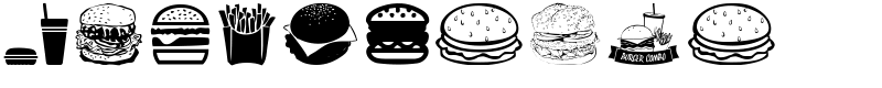 Hamburger Font