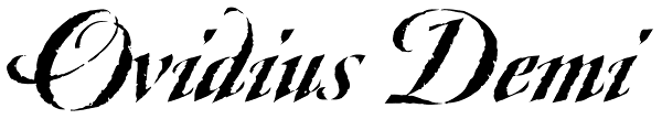 Ovidius Demi Font