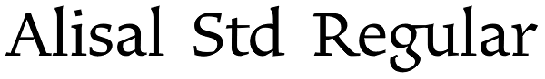 Alisal Std Regular Font