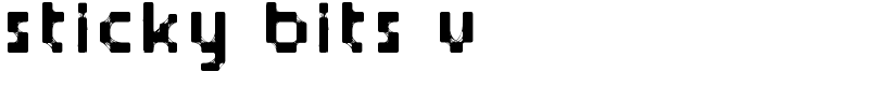 Sticky bits v2 Font