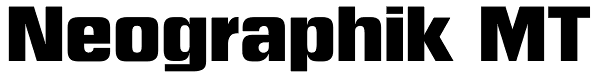 Neographik MT Font