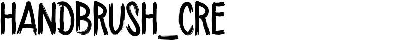 HANDBRUSH_CRE Font