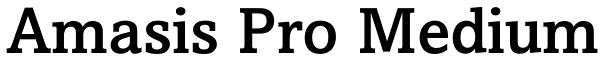 Amasis Pro Medium Font