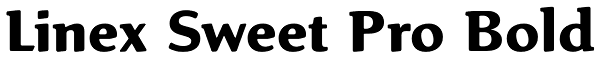 Linex Sweet Pro Bold Font