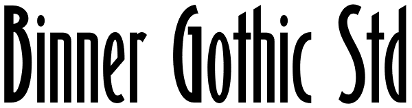 Binner Gothic Std Font