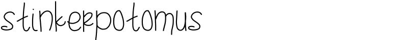 stinkerpotomus Font