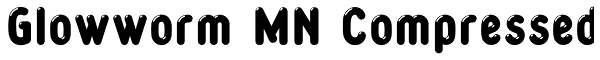 Glowworm MN Compressed Font