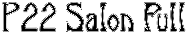 P22 Salon Full Font