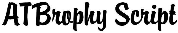 ATBrophy Script Font