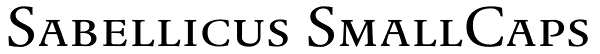 Sabellicus SmallCaps Font