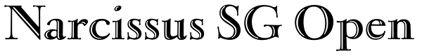 Narcissus SG Open Font