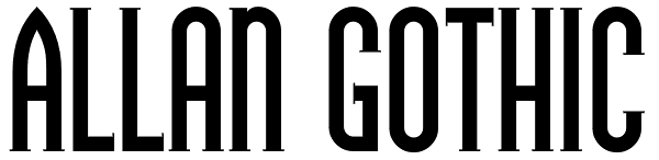 Allan Gothic Font