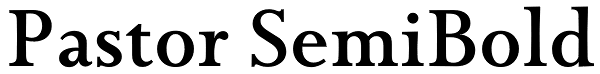 Pastor SemiBold Font