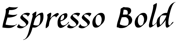 Espresso Bold Font