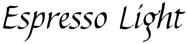 Espresso Light Font