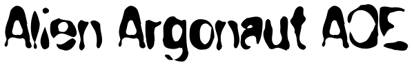 Alien Argonaut AOE Font