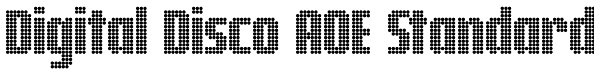 Digital Disco AOE Standard Font