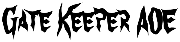 Gate Keeper AOE Font