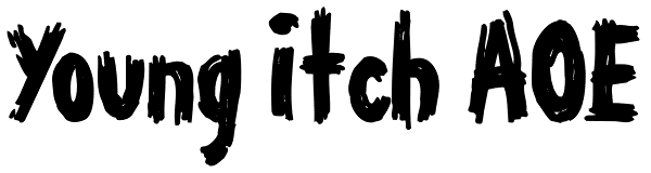 Young Itch AOE Font