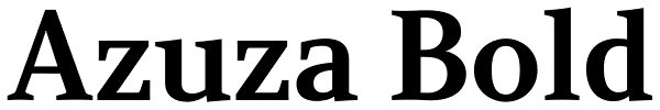 Azuza Bold Font