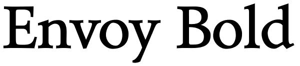 Envoy Bold Font